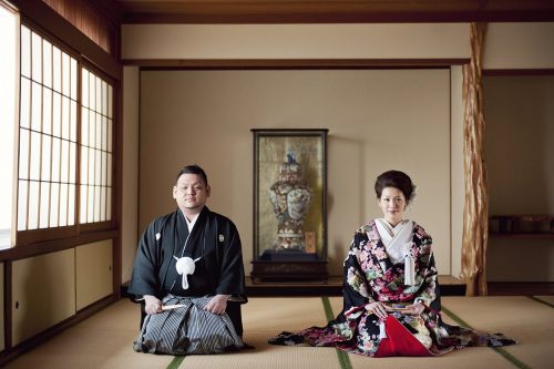 ブライダル　打掛黒　2人