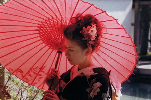 ブライダル　振袖　傘