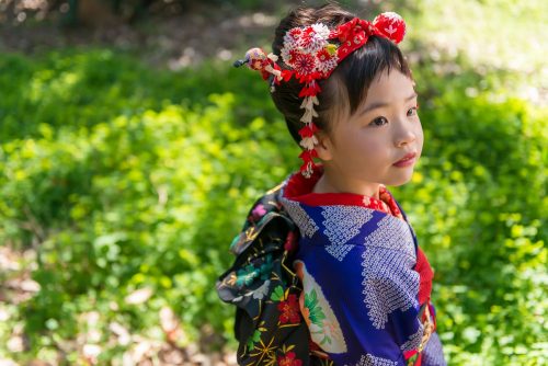 七五三　女の子アップ１